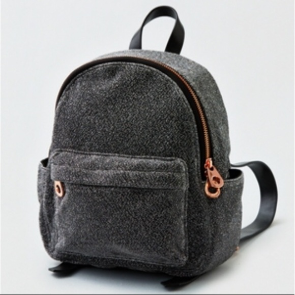 American Eagle Outfitters Handbags - American Eagle shiny metallic mini backpack
